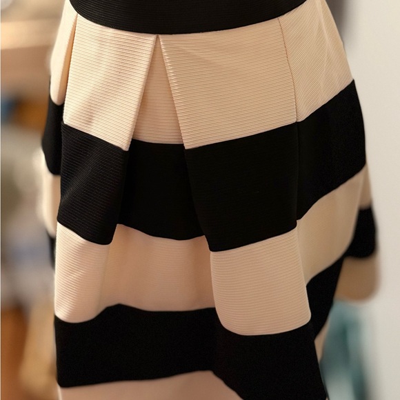 She and Sky Black and Cream A-Line Skirt - Picture 2 of 2